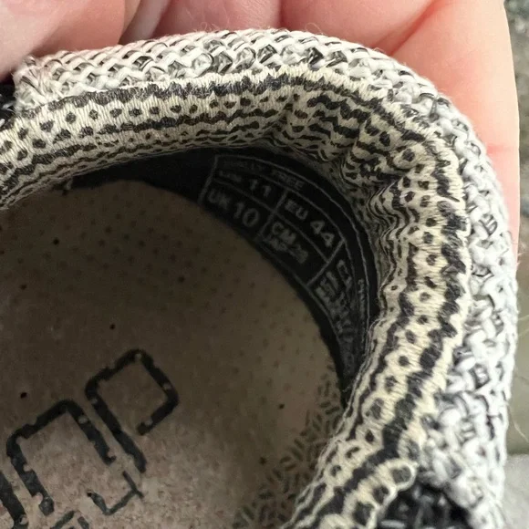 Hey Dude Knit Slip-On Shoes in Black and White—gently loved! - Picture 3 of 5